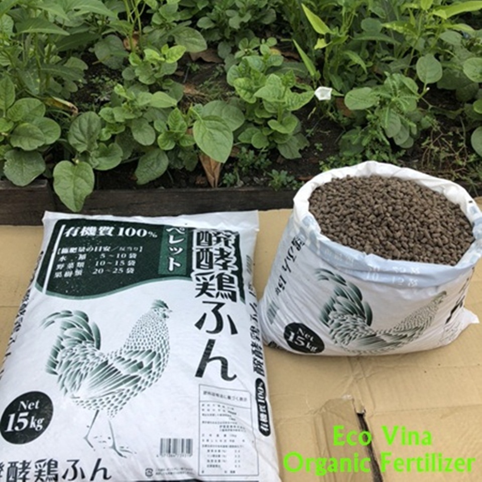 Phân gà hữu cơ Nhật Bản chuyên dùng cho cây rau