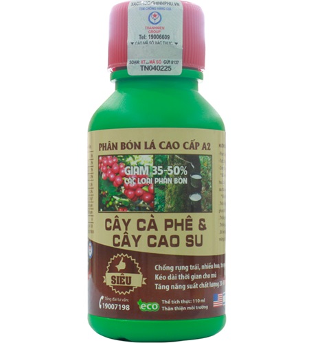 Phân bón lá cao cấp cho cây công nghiệp