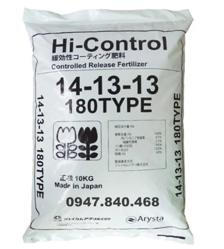Phân chì tan chậm Nhật Hi-Control 14-13-13