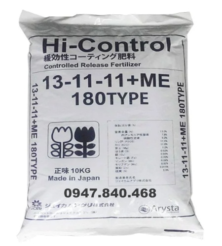 Phân chì tan chậm Nhật Hi-Control 13-11-11