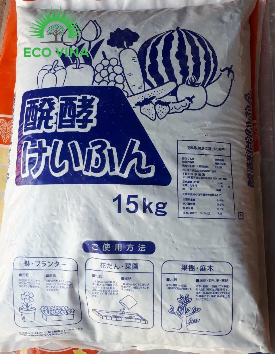 Phân hữu cơ dạng sỏi Nhập khẩu từ Nhật Bản