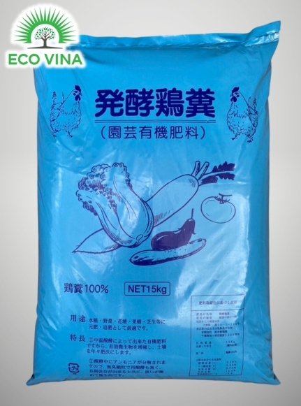 Phân hữu cơ Nhật - Dạng Bột bao 15kg